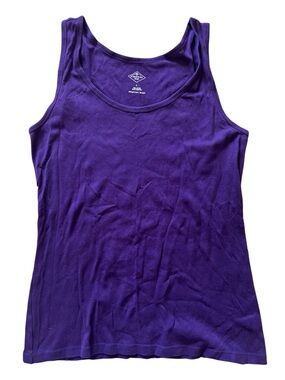 St. John’s Bay Purple Essential Tank Top | Large